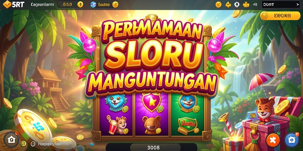 Tampilan gameplay Slot yang menarik di 5RT.