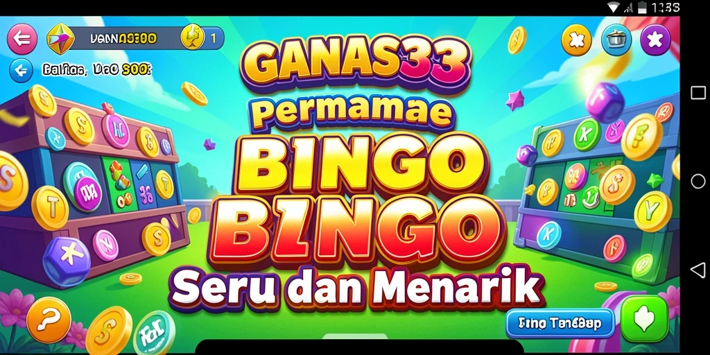 Tampilan utama permainan Bingo GANAS33 yang seru dan interaktif.