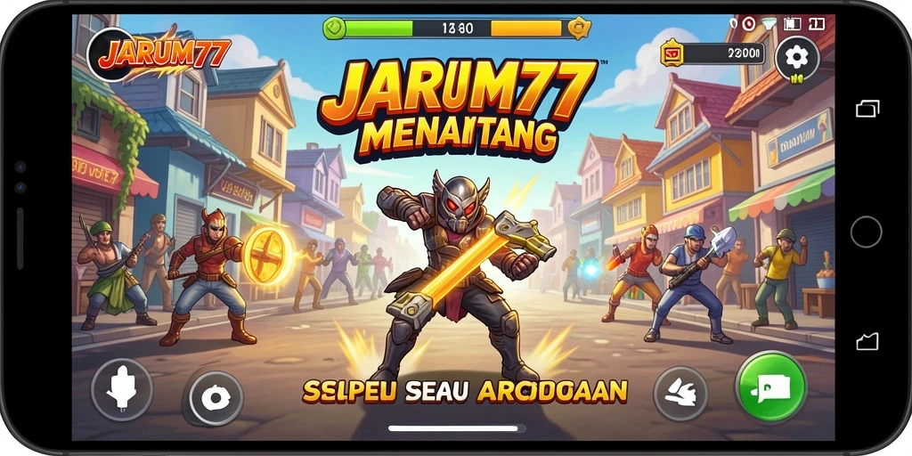 Tangkapan layar utama dari gameplay Arcade JARUM77 yang menarik.