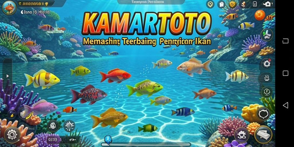 Tangkapan ikan besar dalam gameplay KAMARTOTO.