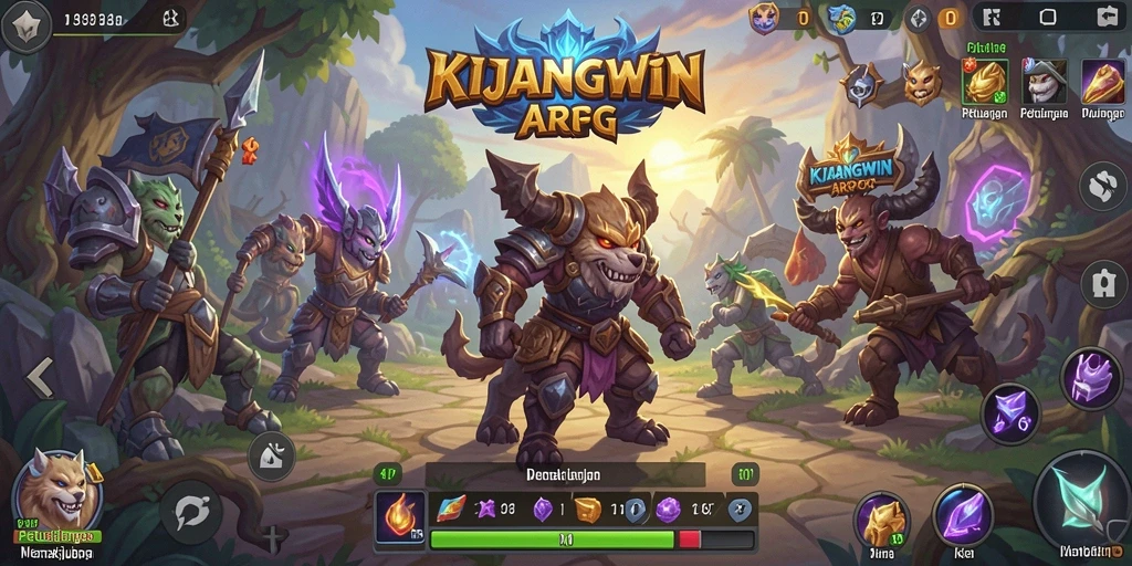 Tangkapan layar gameplay KIJANGWIN menunjukkan aksi bertarung yang mendebarkan.