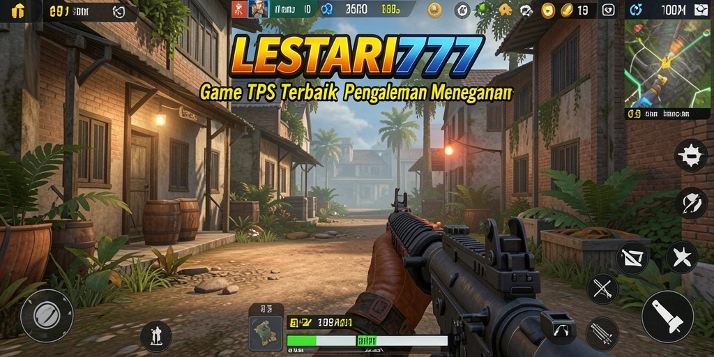 Tampilan gameplay menegangkan dan aksi seru di LESTARI777.