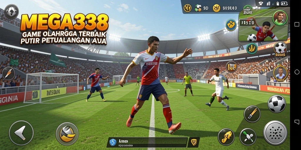 Tampilan menarik dari gameplay olahraga di MEGA338.