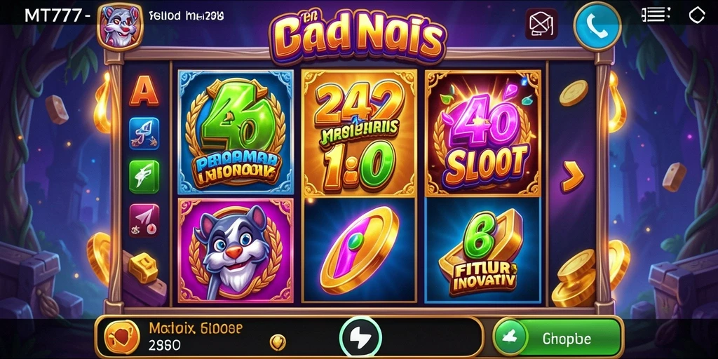 Screenshot gameplay MT777 yang menampilkan keseruan bermain Slot.