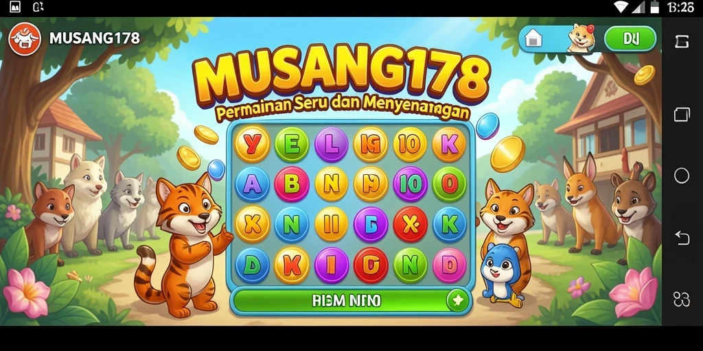 Tampilan permainan Bingo yang mengasyikkan di MUSANG178.