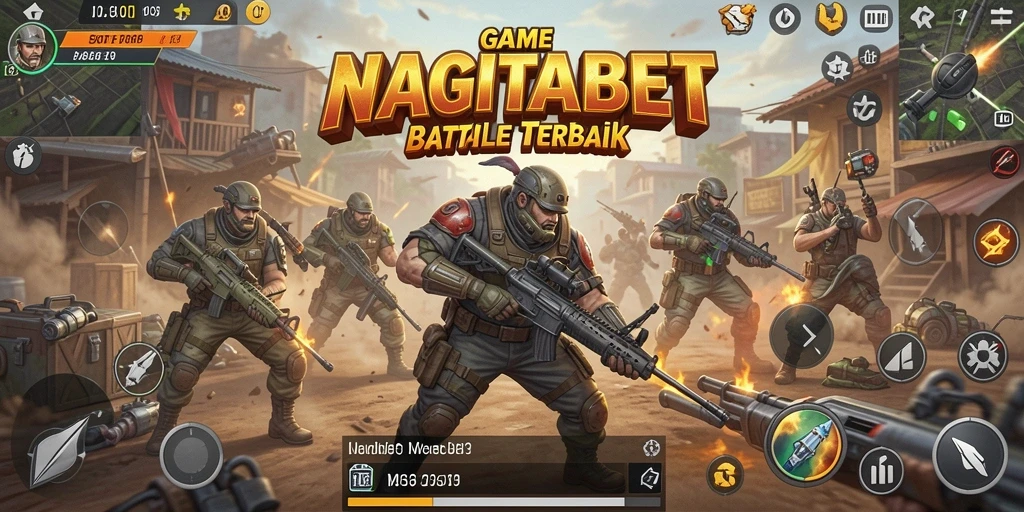Cuplikan gameplay seru dari NAGITABET di arena Battle Royale.