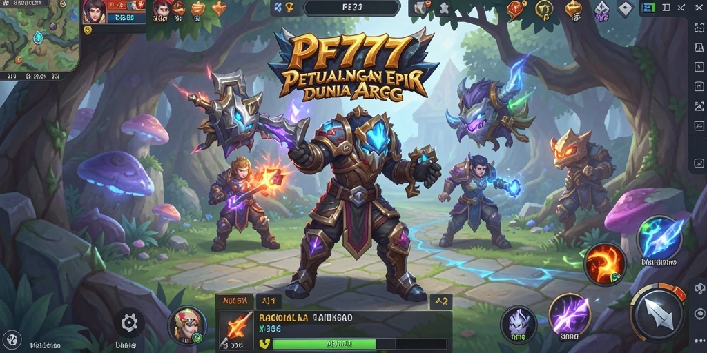 Tangkapan layar game PF777 memperlihatkan aksi pertempuran yang seru dan menegangkan.