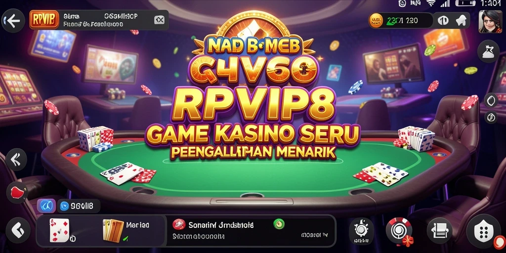 Screenshot gameplay RPVIP8 yang menampilkan keseruan permainan Kasino.