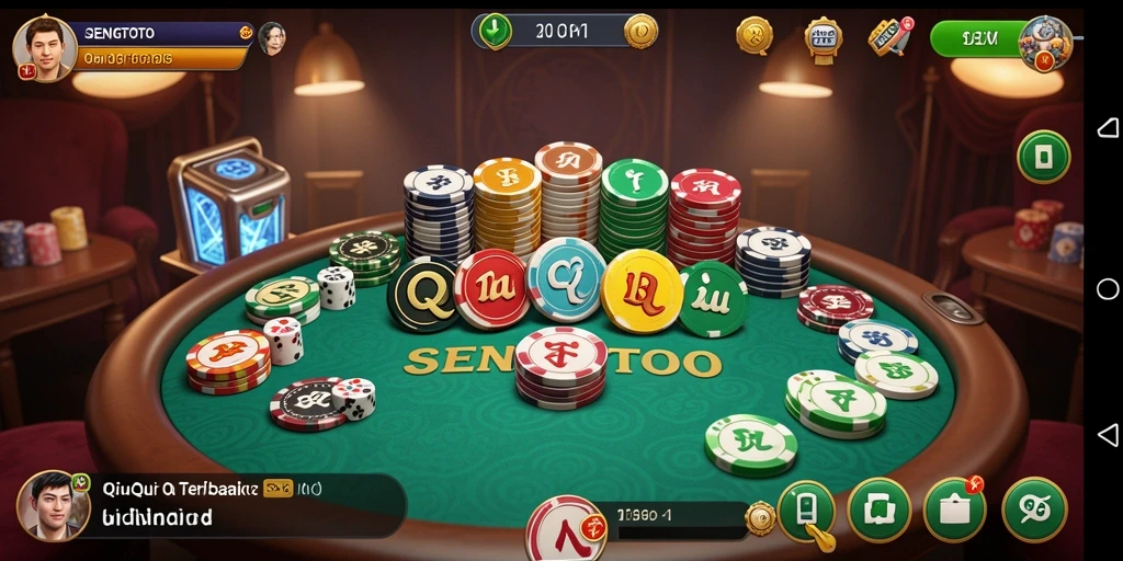 Screenshot gameplay SENGTOTO yang menarik dalam permainan QiuQiu.