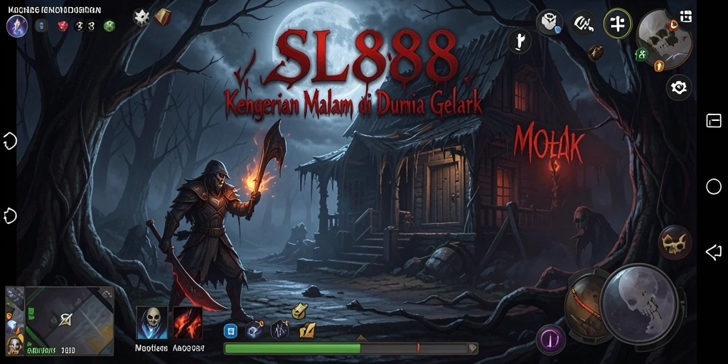 Tangkapan layar tampilan gameplay menyeramkan dari SL888.