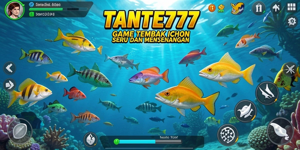 Gameplay seru menangkap ikan dalam TANTE777.