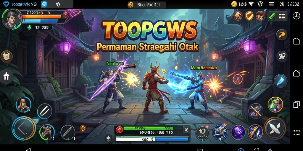 Tampilan gameplay TOOPGWS dengan strategi yang intens dan menarik.
