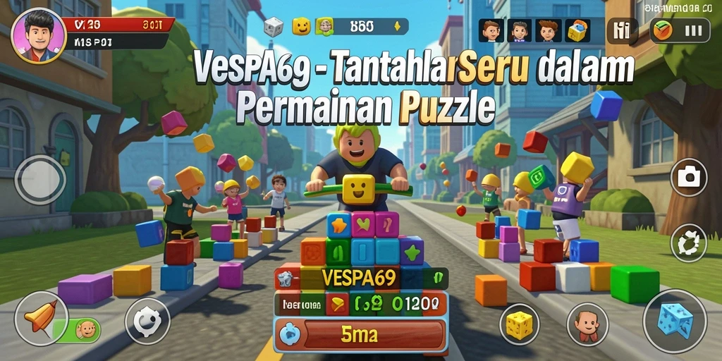Tampilan menarik dari gameplay VESPA69 yang penuh tantangan.
